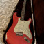 Stratocaster Nash S63 fiesta red aged