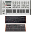 Udo Audio DMNO White, Sequential Prophet REV2-8 Module, Prophet 10 Module, Pro 3, Erica HEXDRUM, Arturia V Collection 11