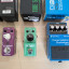Varios pedales de guitarra