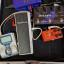 BB preamp, Carl Martin delaylaXL, fulltone wah, strobostomp+guitarra+ampli