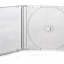 25 Cajas CD/DVD transparentes simples... NUEVAS!!!