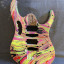 CNC Body, Steve Vai signed, Multi Color Swirl,