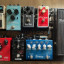 Varios pedales: Fulltone, Bogner