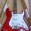 Fender squier stratocaster mejorada con amplificador Fender Mustang I V2