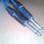 CABLE JACK 6,35 A JACK 6,35 MM. 3 MTRS Profesional (Dos disponibles)