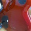 Preciosa Parker PM20 con potenciómetros push-pull acabado Cherry Red Metallic y negro para restauración
