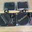 Pareja Technics 1210 M3D + tapas + fligthcase