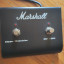 Pedal amplificadores Marshall 2 pulsadores