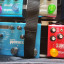 Pedalera montada con pedaltrain Fender y fuente de alimentación Fender