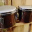 Tom, bongos y dos soportes ajustables para toms batucada