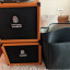 Dos pantallas de bajo ORANGE OBC112 + Fundas acolchadas + Cables Neutrik