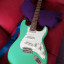Guitarra marca Vintage stratocaster V6 surf green