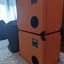 Dos pantallas de bajo ORANGE OBC112 + Fundas acolchadas + Cables Neutrik