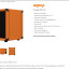 Dos pantallas de bajo ORANGE OBC112 + Fundas acolchadas + Cables Neutrik