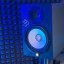 Pareja monitores de estudio Yamaha HS8 en color negro.