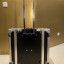 2U rack flightcase, interior flotante, con ruedas.