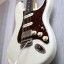 Bezier Custom Stratocaster HSS Olympic White Relic