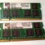 2Gb (1Gb * 2) Memoria RAM DDR2 PC2-5300 SODIMM Portátil