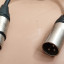 5 cables XLR con conector Neutrik