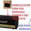 accesorios marshall EMBELLECEDOR  jcm800 y 900, asa marshall para pantallas 1936/1960 etc