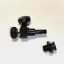 Clavijeros de bloqueo LTD (ESP)  6 en linea Negros (Locking Tuners)
