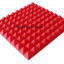 Promoción 20 paneles acústicos akustik pyramid red `nuevos en stock+envío incluido