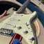 Fender John Mayer Stratocaster Shoreline Gold with Racing Stripes