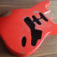 Cuerpo stratocaster hardtail Fiesta Red relic. Una pieza de aliso