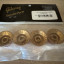 Botones top hat knobs amber para Les Paul