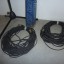 2 Pies de micro y cables 30 metros