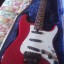 Guitarra con  cuerpo de Fender Strato Japan y mastil Sabrafen