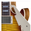 Marcos de las pastillas color NEGRO para Golpeador Extraible Gibson Les Paul