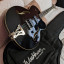 Bajo de caja semihollow Washburn AB-90 Black (2005)