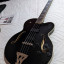 Bajo de caja semihollow Washburn AB-90 Black (2005)