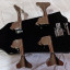 Bajo de caja semihollow Washburn AB-90 Black (2005)
