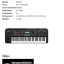 Yamaha Mox6 caja original sintetizador workstation
