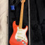 Stratocaster Squier by Fender Hank Marvin Made in Japan 1991 Fiesta Red