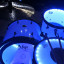Batería AJP Custom Drums acrílica con LEDs + módulo DMX hecha a mano en USA