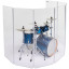 Clearsonic A2466x7 Drum Shield con funda de transporte original