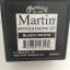MARTIN Acoustic Guitar Bridge Pin Set Negro con punto blanco