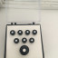MARTIN Acoustic Guitar Bridge Pin Set Negro con punto blanco