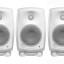 3 x Altavoces Genelec 8020 CWW (Blancos) + Pies de monitores