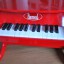 Toy piano rojo de excelente calidad