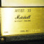 Cabezal Marshall Artist 3203 (UK, 80s) + pedal cambio canal + cable carga.