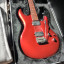 Music Man Luke III HH with EVO Frets, Custom Red Sparkle Finish