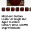 Maybach Lester JR Single Cut Wine Red Aged