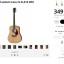 Guitarra acústica maciza HB Custom Line CLD-41S WN + Estuche