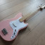 Squier FSR Sonic Bronco Shell Pink
