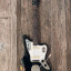 Fender Jaguar Black Over Sunburst