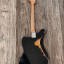 Fender Jaguar Black Over Sunburst